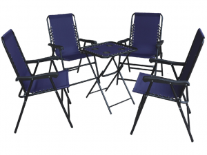 sling Folding chair with table set