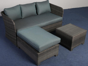 Wicker Patio Sofa Set