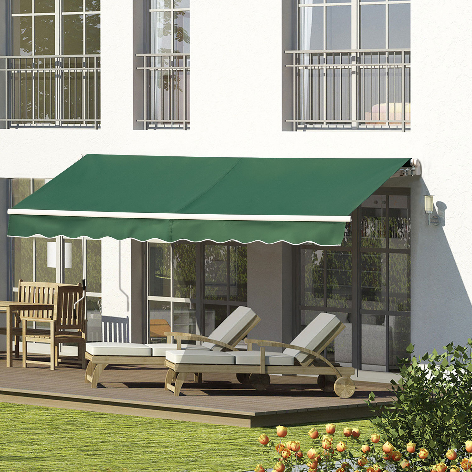 manual awning