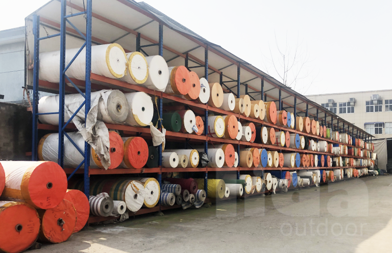 Lida Outdoor warehouse for shading materials