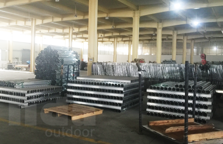 Metal materials for outdoor and patio furnitures - Lida Outdoor Factory