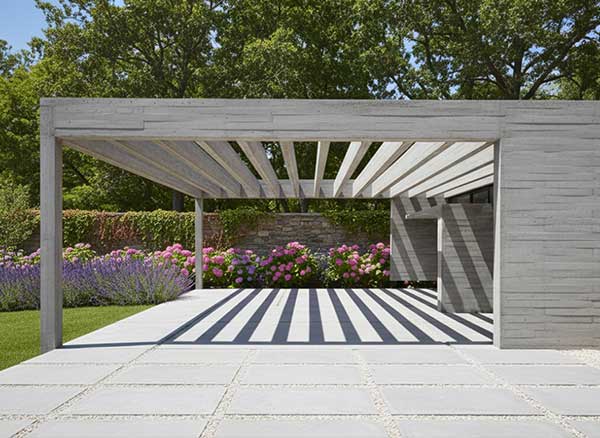 Modern Concrete Pergola Idea