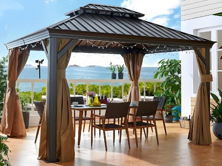 Aluminum frame gazebo