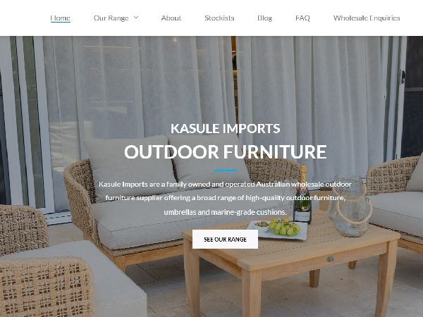 Kasule Imports is a top-performing Australian wholesale supplier specializing in patio and garden furniture designed for local conditions.