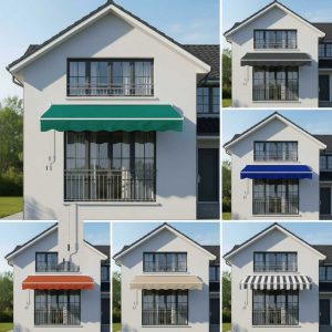 Manual Retractable Awnings - Color Customized