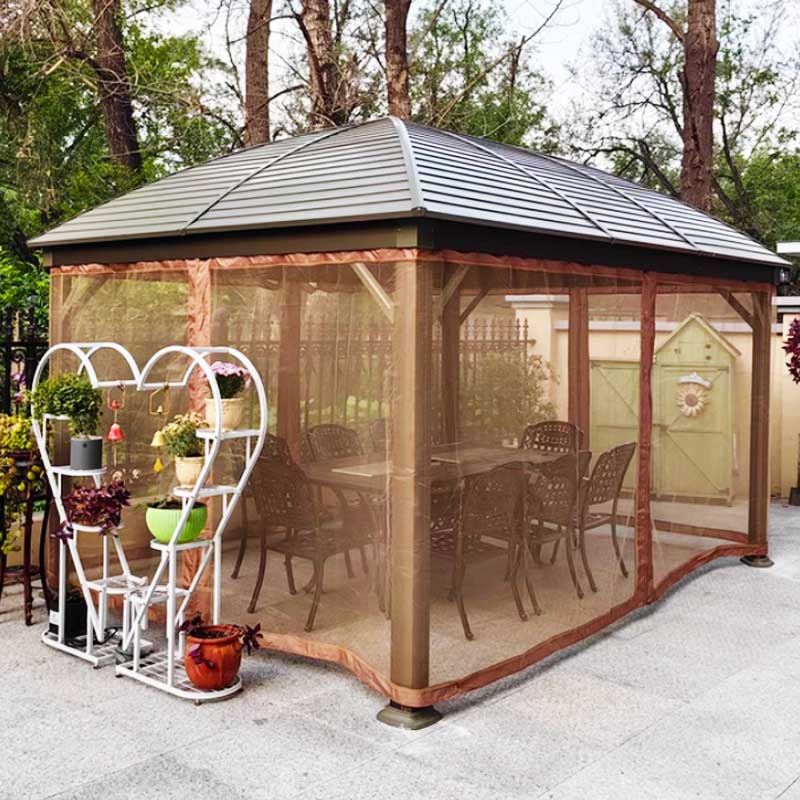 Tonnelle 3 x 3,6 m avec moustiquaire