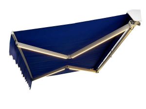 Store banne rétractable semi-coffre pour fenêtres et portes (gros)