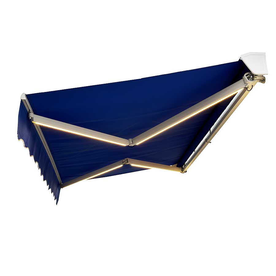 Store banne rétractable semi-coffre pour fenêtres et portes (gros)