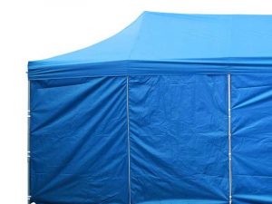 Tonnelle pliante bleue (exemple de couleur)