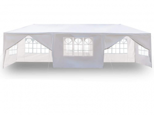 Tente de réception 3 × 9 m avec toile imperméable