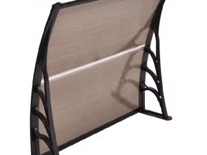 Auvent en polycarbonate marron LD-PA-0021BN