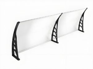 Auvent en polycarbonate blanc LD-PA-0062WH
