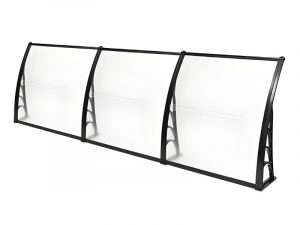 Auvent en polycarbonate blanc LD-PA-0073WH