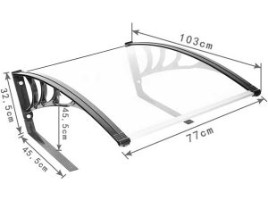 Dimensions de l’auvent pour tondeuse robot