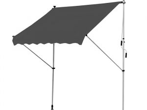 Store banne sans perçage LD-FSA-001BK (noir)