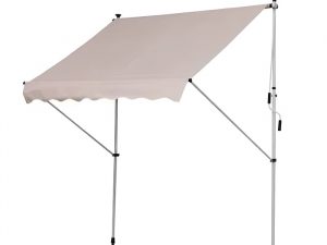 Store banne sans perçage LD-FSA-006LBN (brun clair)