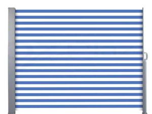 Paravent rétractable LD-SA-008BLU/WH (rayé bleu et blanc)