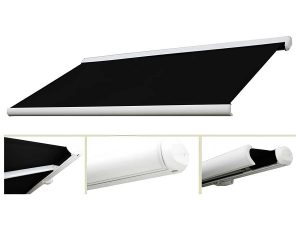 Store banne rétractable motorisé à coffre intégral