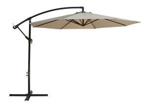 10ft-Large-Cantilever-Patio-Umbrella-with-Adjust-Tilt-and-Optional-Solar-LIghts.jpg Parasol déporté de terrasse 3 m avec inclinaison réglable et éclairage solaire en option