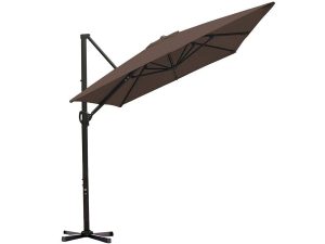 10×10-Ft-Rectangular-Roma-Patio-Umbrella-–-with-Hydraulic-Aluminum-Frame-and-360°-Rotating-Base-1.jpg Parasol de terrasse Roma rectangulaire 3 x 3 m avec cadre hydraulique en aluminium et base rotative à 360°