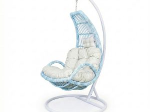Fauteuil suspendu demi-lune une place