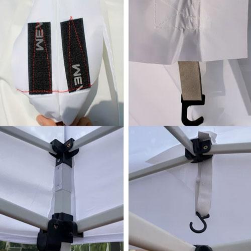 Soft top gazebo canopy fabric replacement