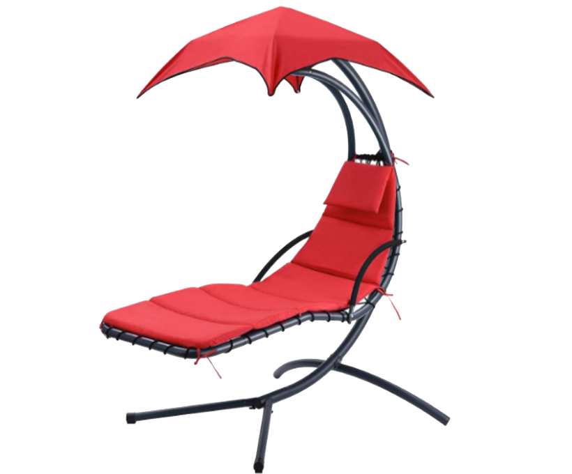 Chaise longue suspendue